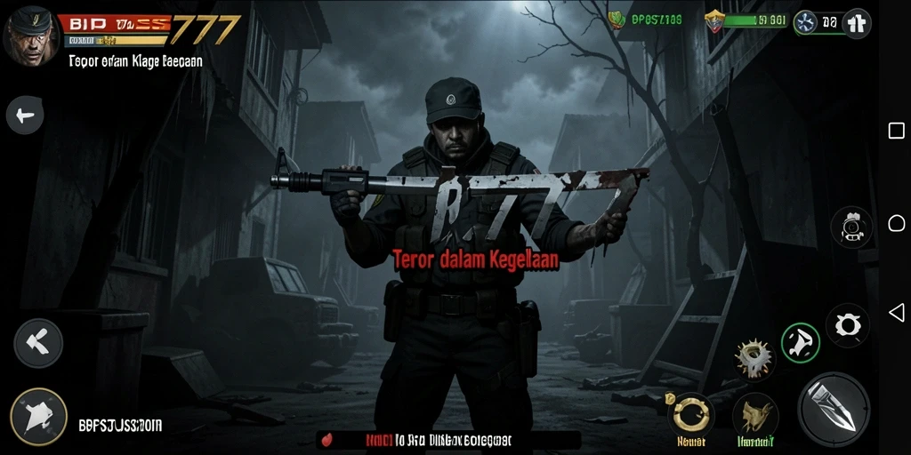 Tangkapan layar dari gameplay menegangkan BPJS777.
