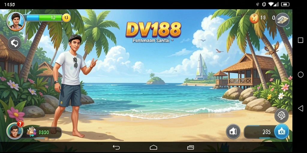 Tampilan gameplay menyenangkan dalam DV188 dengan tantangan menarik.