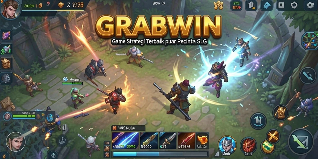 Tampilan gameplay seru dari GRABWIN dengan strategi yang mendebarkan.