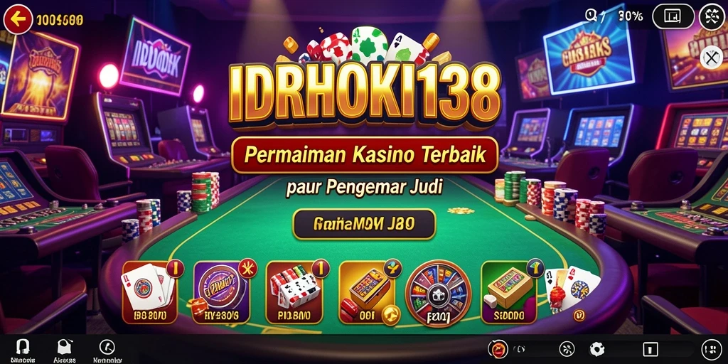 Tampilan grafis mendebarkan dalam game Kasino IDRHOKI138.