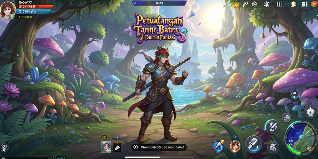 Tampilan gameplay INOVA77 yang menampilkan petualangan seru dan grafis yang indah.