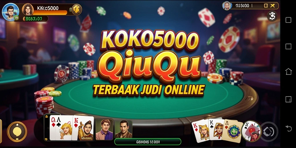 Gameplay seru QiuQiu di KOKO5000 menunjukkan interaksi pemain.