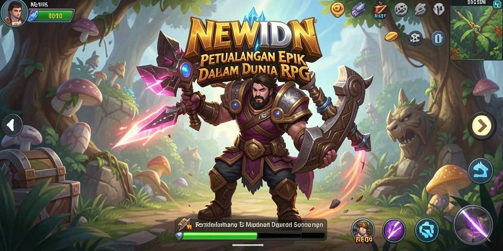 Gameplay RPG yang menegangkan dan memukau di NEWIDN.