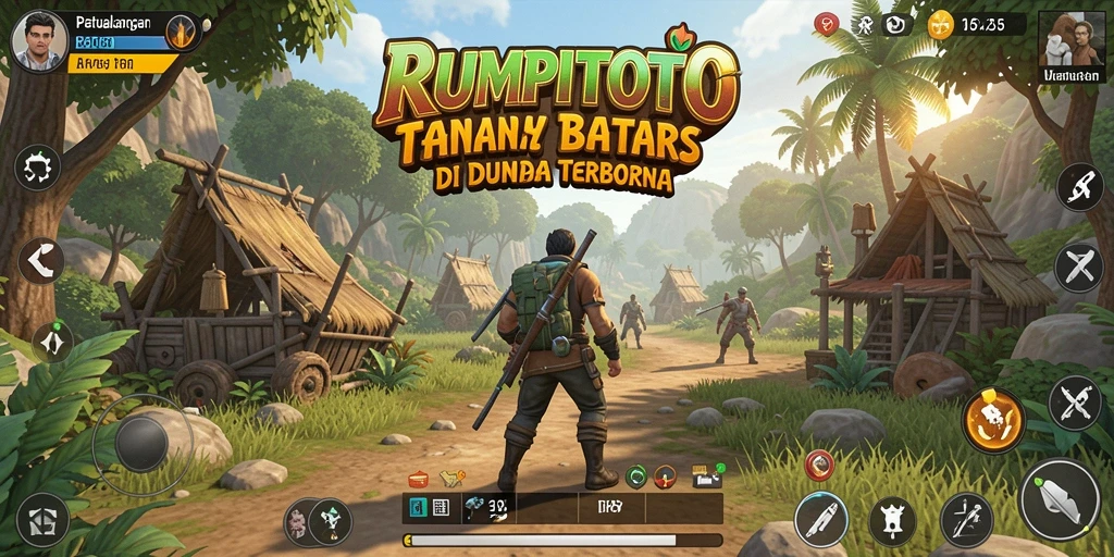 Screenshot utama RUMPITOTO menampilkan gameplay Open World yang menakjubkan.