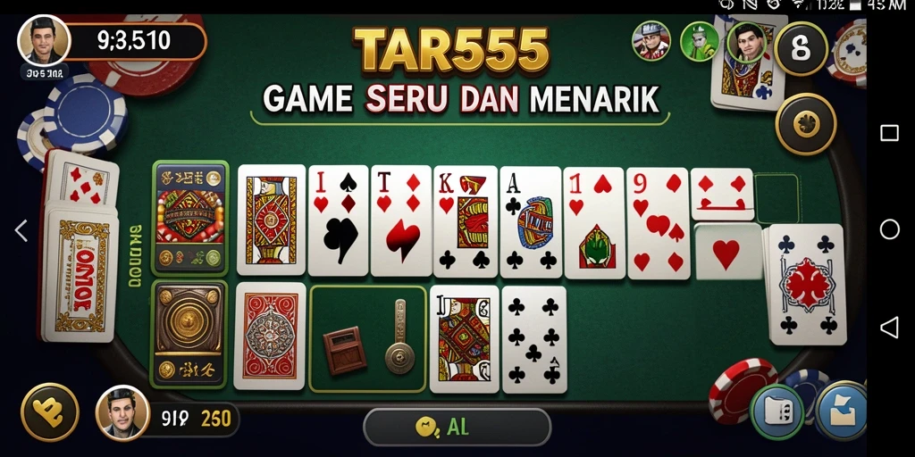 Tampilan gameplay seru dan menarik dari TAR555.
